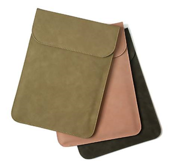 Vertical PU laptop sleeve