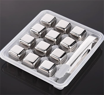 Stainless Steel Cube Ice