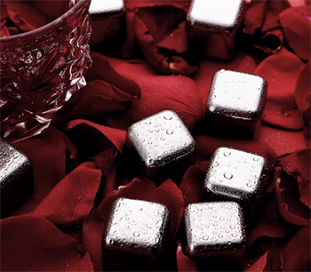 Stainless Steel Cube Ice