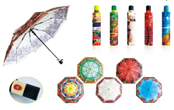 21寸自動摺疊式雨傘
